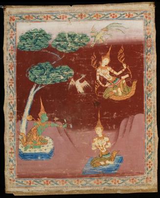 Scenes from the next-to-last life of the Buddha (Vessantara Jataka)