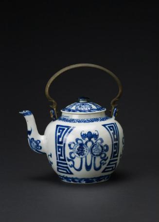 Teapot with the monogram of Rama V (Chulalongkorn)