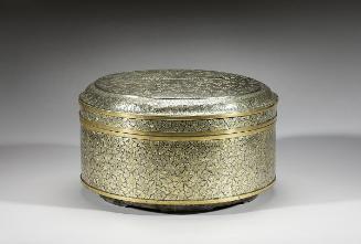 Round lidded box