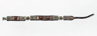 Belt with silver ornaments