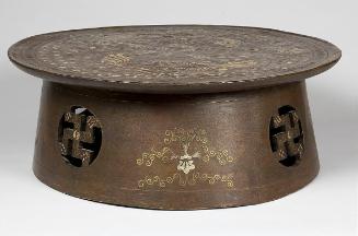 Table with phoenix motif