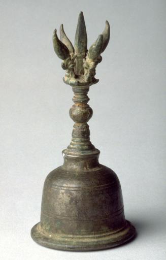 Ritual bell with vajra handle